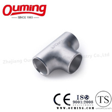 Stainless Steel Butt Welding Seamless Tee with Equal End